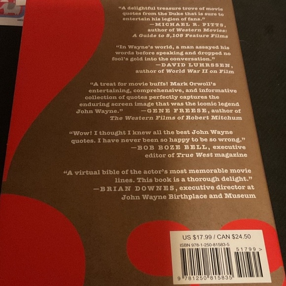 John Wayne Speaks Quote Book - Picture 2 of 2